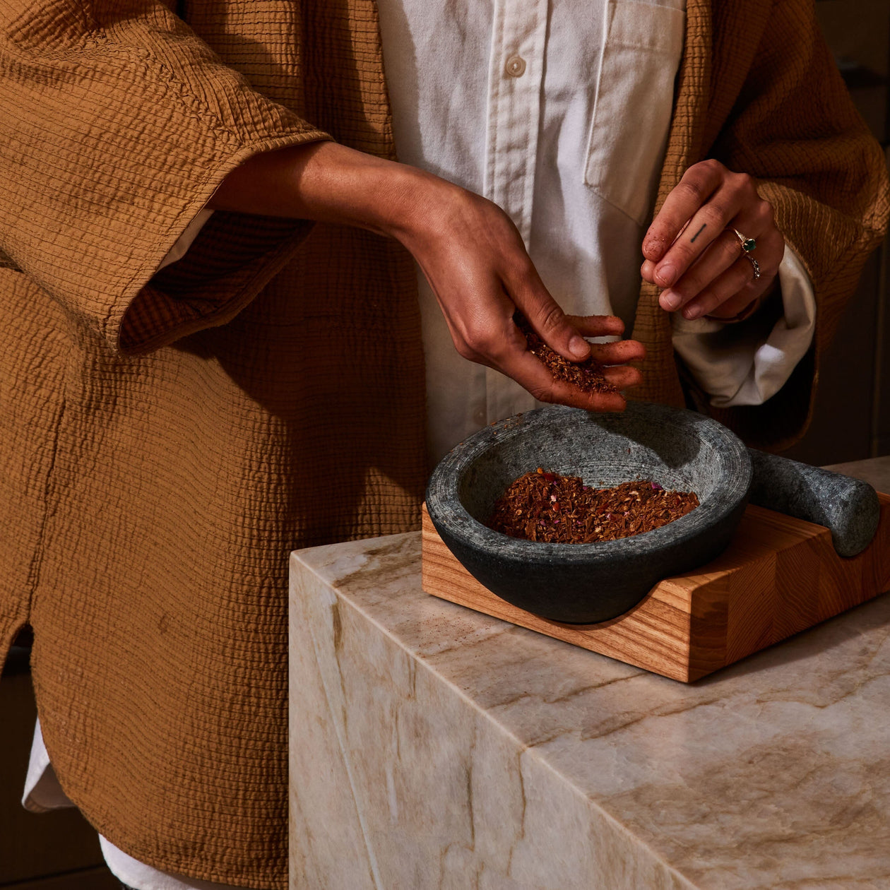 Perch Mortar and Pestle Spice Holcomb 