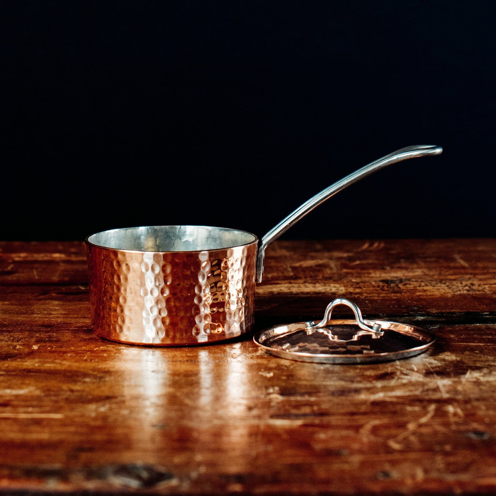 Petite French Copper Butter Pot With Lid Pots & Pans Sertodo 