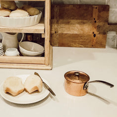 Petite French Copper Butter Pot With Lid Pots & Pans Sertodo 