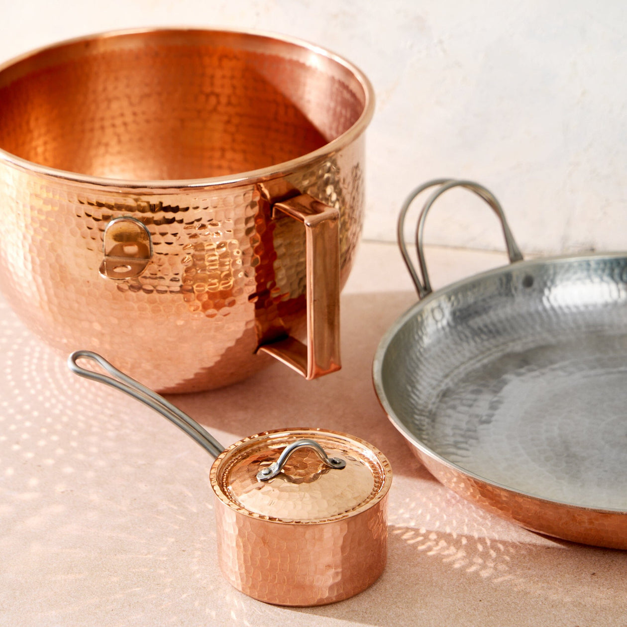 Petite French Copper Butter Pot With Lid Pots & Pans Sertodo 