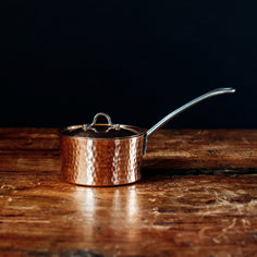 Petite French Copper Butter Pot With Lid Pots & Pans Sertodo 