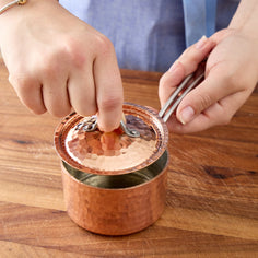Petite French Copper Butter Pot With Lid Pots & Pans Sertodo 