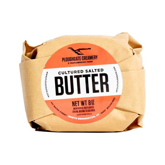 Ploughgate Creamery Cultured Butter Coarse Sea Salt Pantry Ploughgate Creamery 