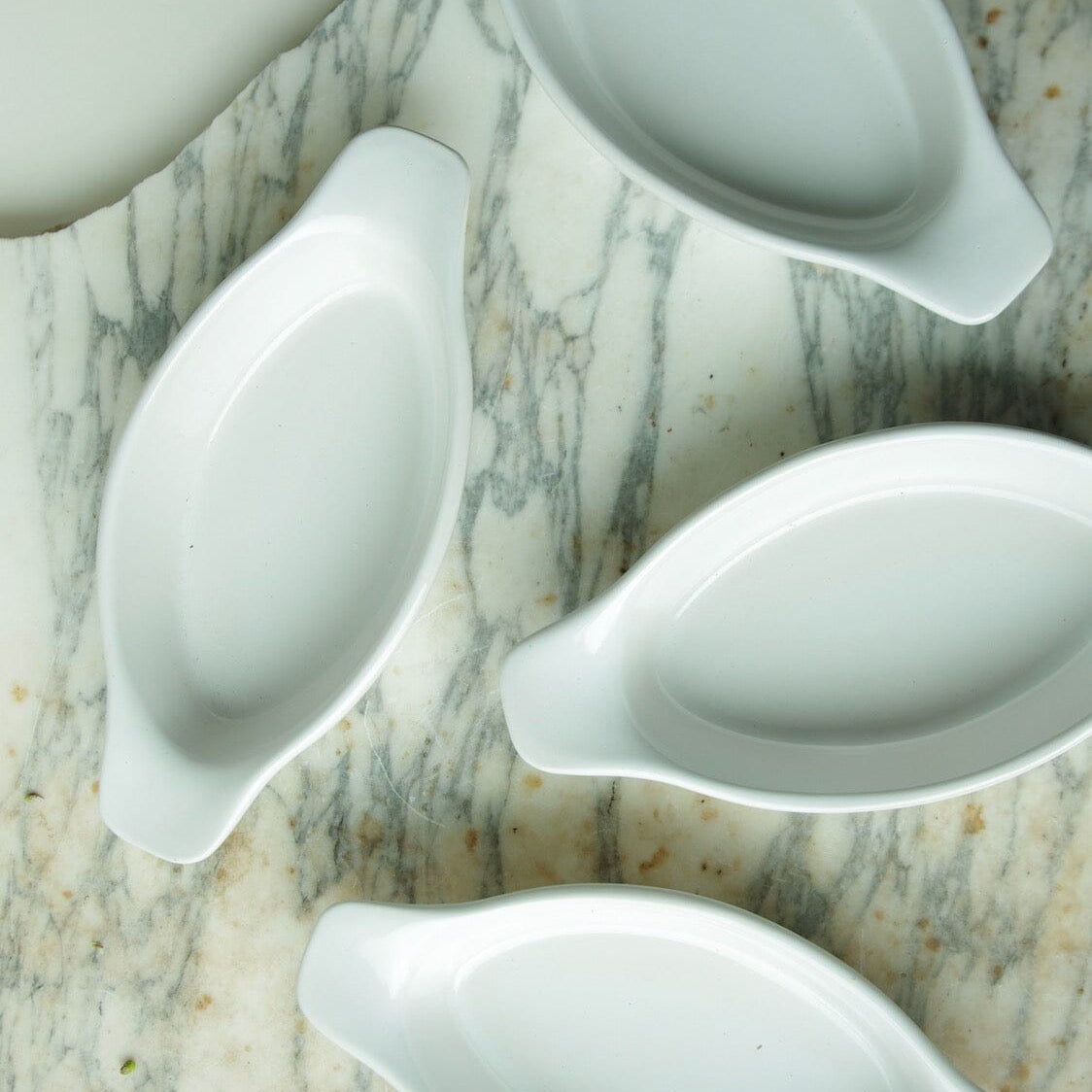 Poterie Renault Handled Oval Dish Set of 2 Equipment Kiss That Frog 