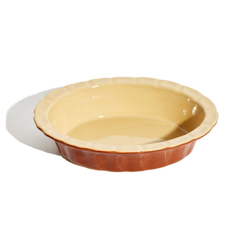 Poterie Renault Medium Brown Oval Pie Dish
