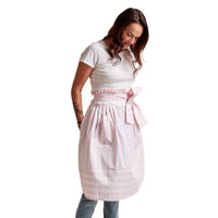 Rike & Co. The Rike Half Apron Soft Goods Rike & Co Pink 