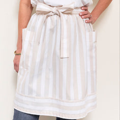 Rike & Co. "The Susie" Simple Half Apron Milk Street Store 