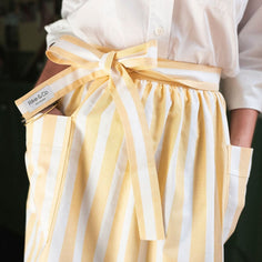 Rike & Co. "The Susie" Simple Half Apron Milk Street Store 