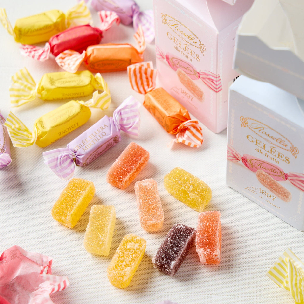 Rossella Gelees (Pink & Blue Boxes) Pantry Rossella Caramelle 