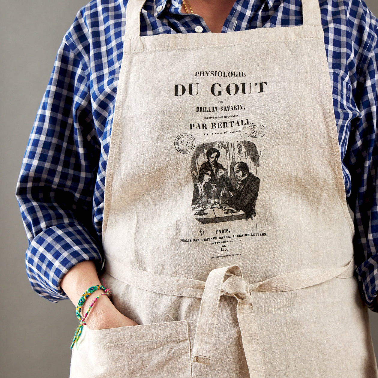 Serie Limitee Apron - 2 Designs (Blue Tags & Physiologie du Gout) Serie Limitee 