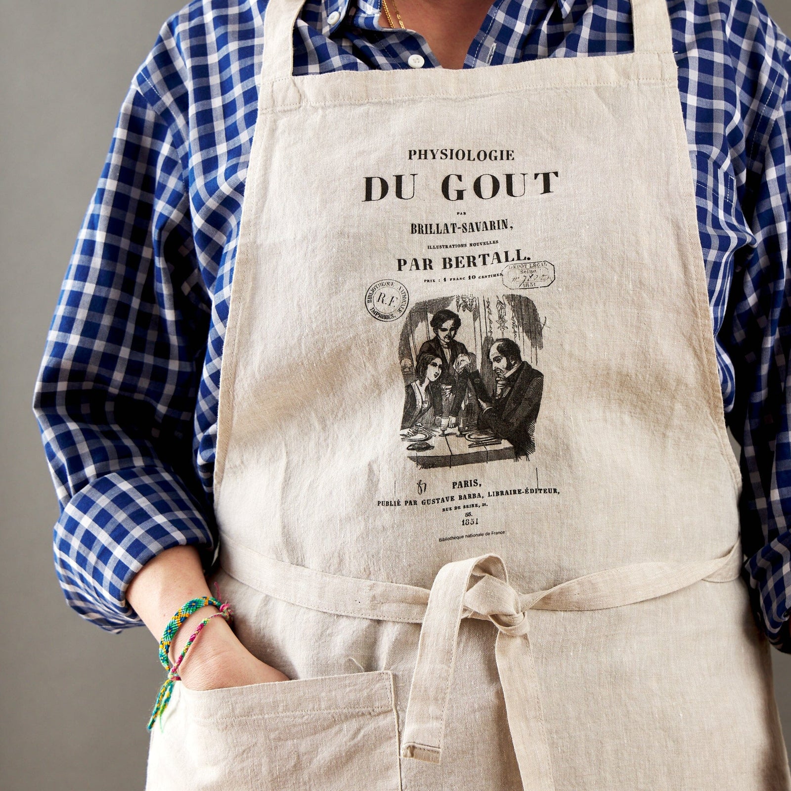 Serie Limitee Apron - 2 Designs (Blue Tags & Physiologie du Gout) Serie Limitee 