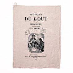 Serie Limitee Dish Towel - 2 Designs (Blue Tags & Physiologie du Gout) Serie Limitee 