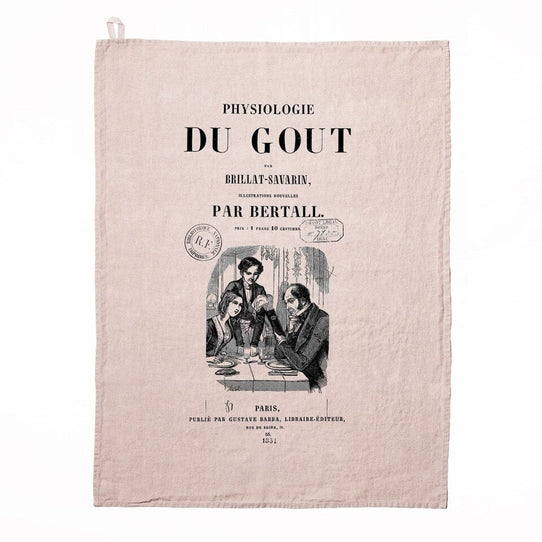 Serie Limitee Dish Towel - 2 Designs (Blue Tags & Physiologie du Gout) Serie Limitee 
