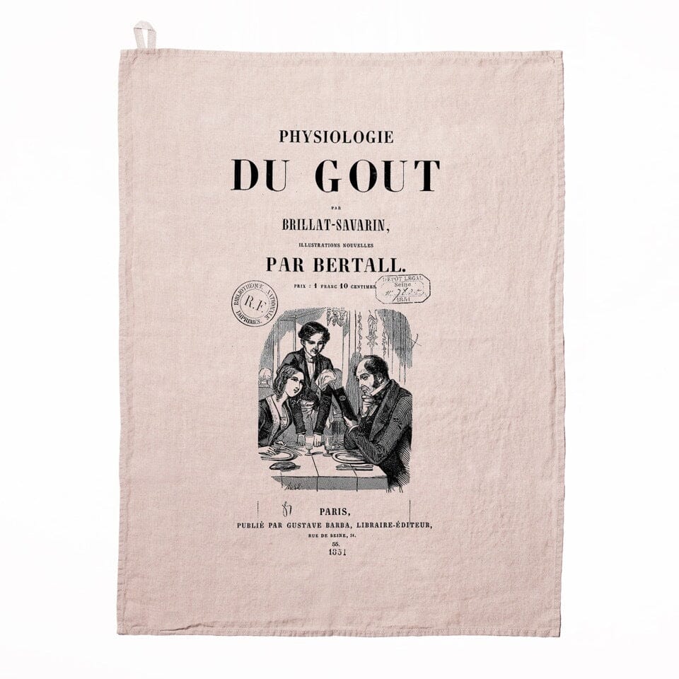 Serie Limitee Dish Towel - 2 Designs (Blue Tags & Physiologie du Gout) Serie Limitee 