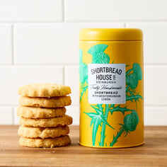 Shortbread House of Edinburgh Mediterranean Lemon Shortbread Biscuits Pantry Chelsea Market Basket 