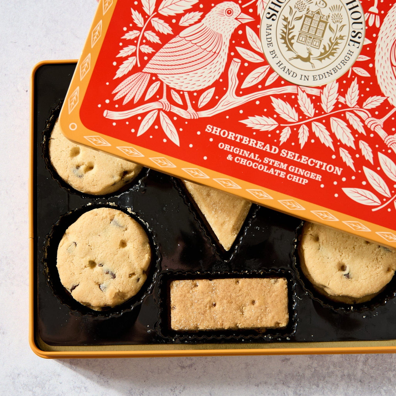 Shortbread House Shortbreads Handmade In Edinburgh Selection Tin 2026 Pantry Chelsea Market Basket 