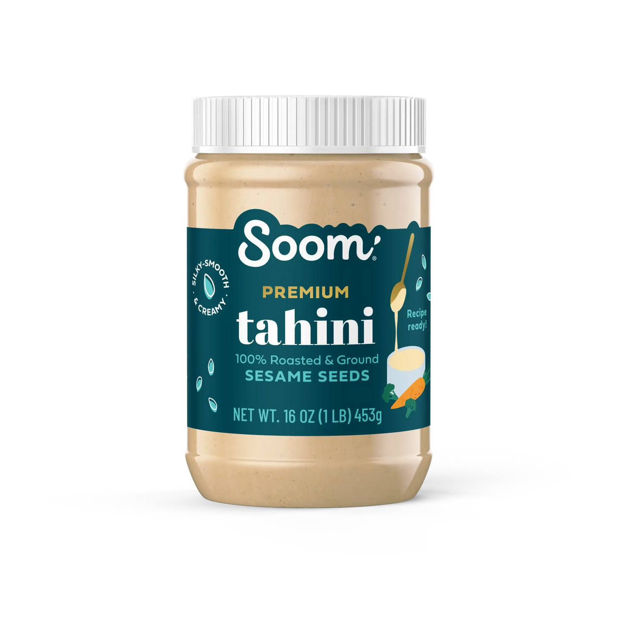 Soom Premium Tahini - 16oz Pantry Soom Foods 