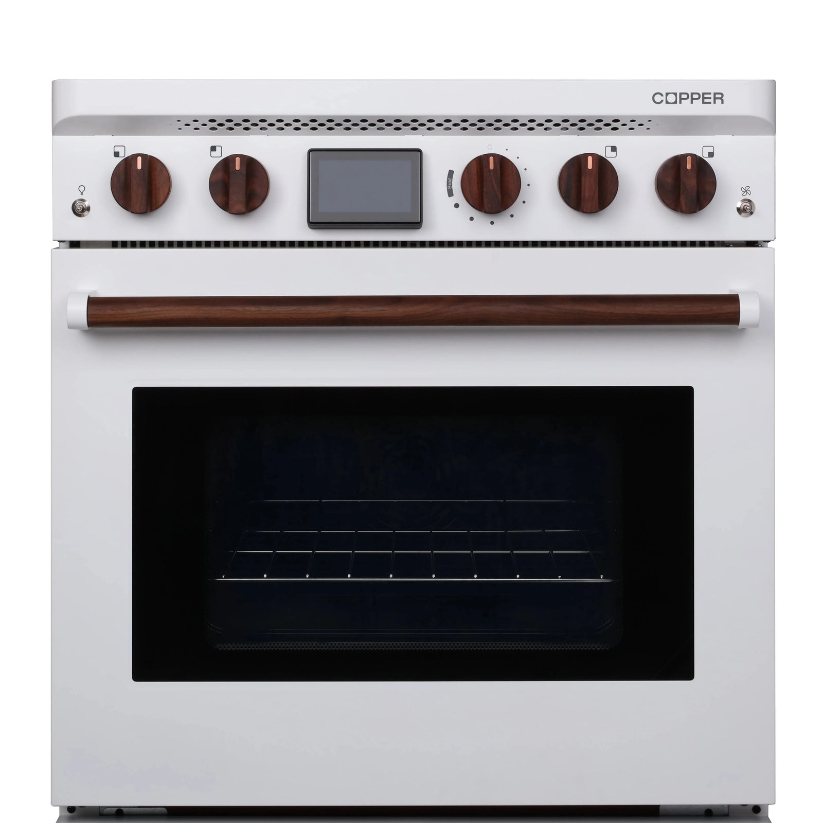 Stainless Steel Charlie Induction Range Equipment Copper Sea Salt White Black Walnut 