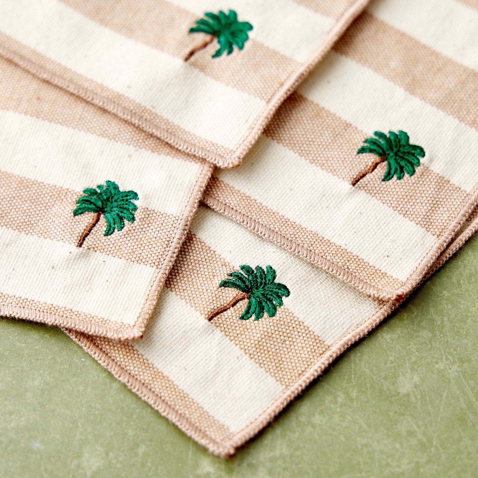 Torres Novas Striped Cocktail Napkins — Set of 4 Soft Goods Torres Novas 