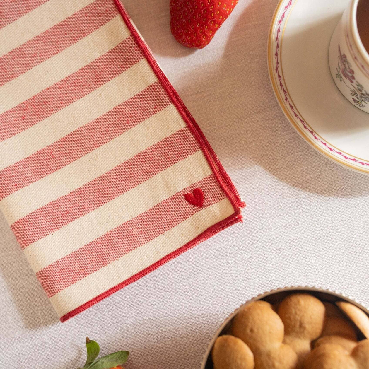 Torres Novas Striped Dinner Napkins — Set of 2 Soft Goods Torres Novas 