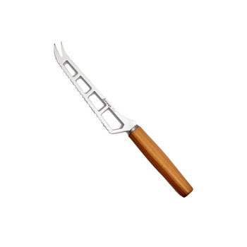 Triangle Cheese Knife with Plum Wood Handle