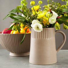 Un Vie Nomande Earth Lines Large Serving Bowl Pottery Un Vie Nomade 