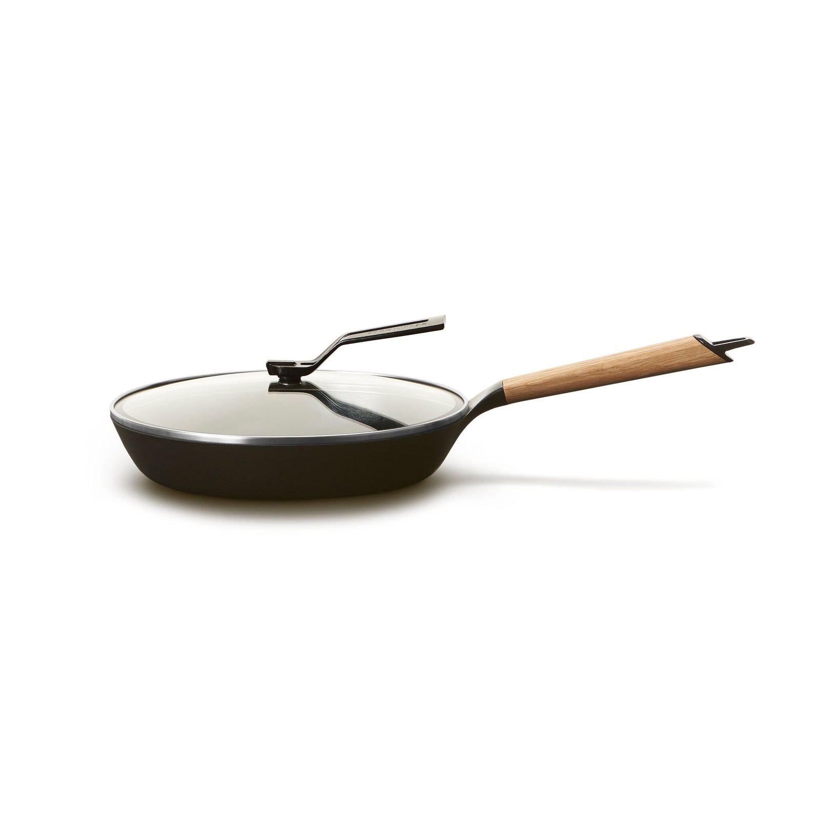 Vermicular Frying Pan + Glass Lid Bundle | 26cm Cookware Vermicular Oak 