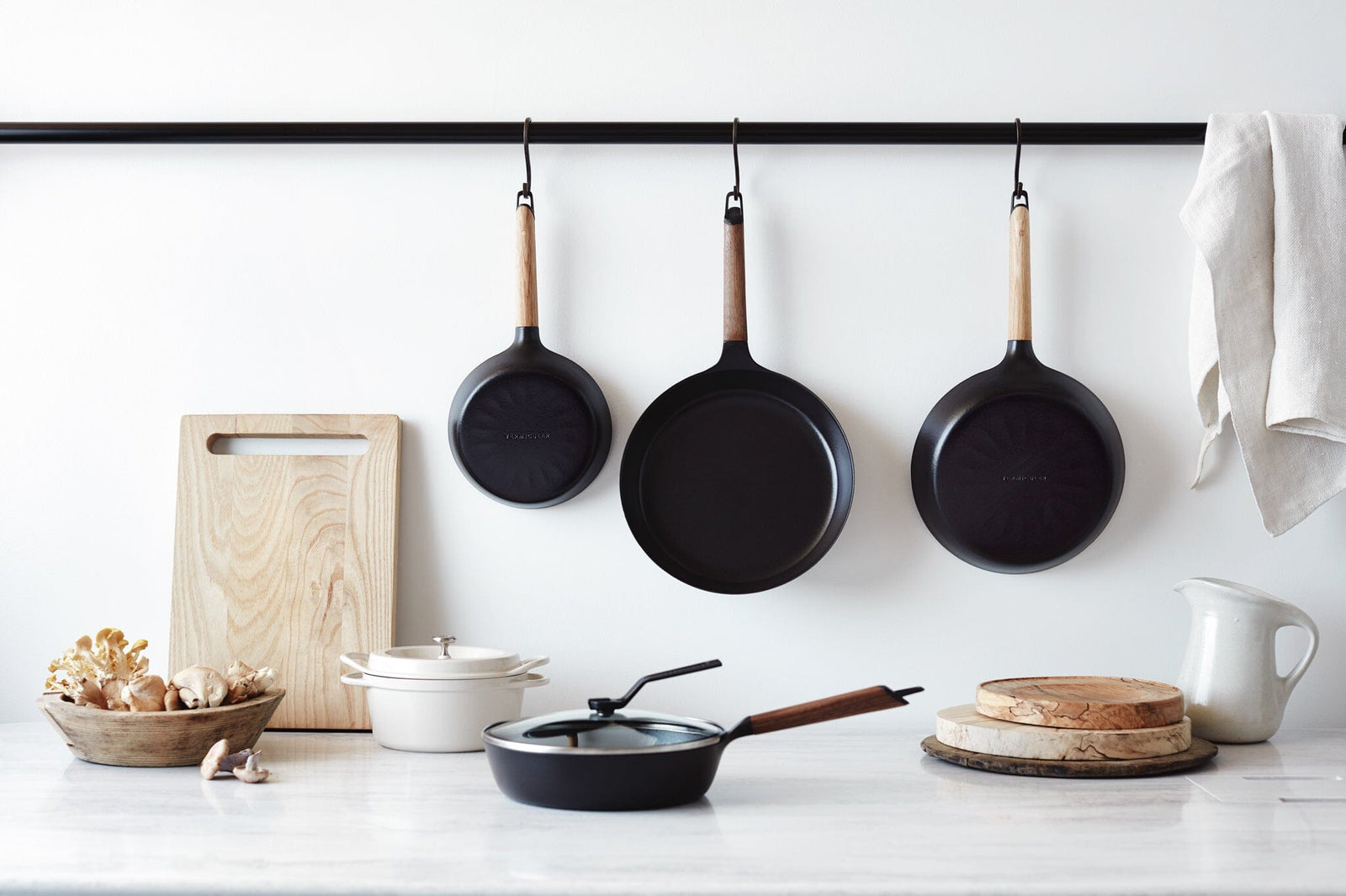 Vermicular Frying Pan + Glass Lid Bundle | 28cm Cookware Vermicular 