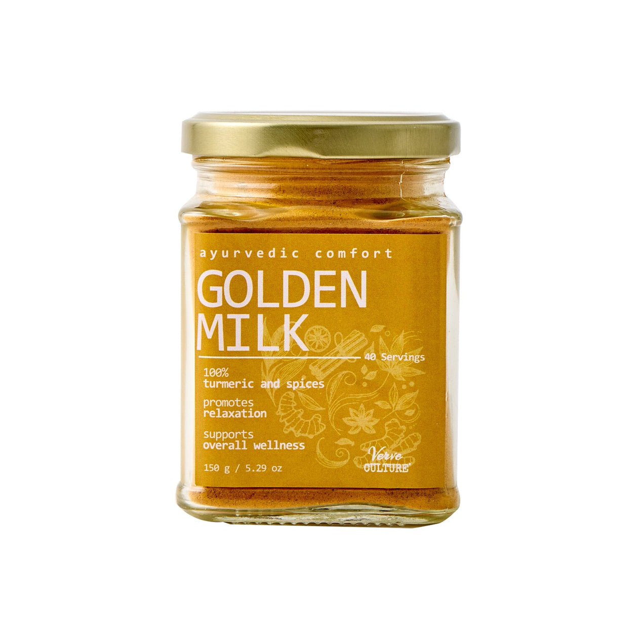 Verve Culture Golden Milk Spice Mix Pantry Verve Culture 