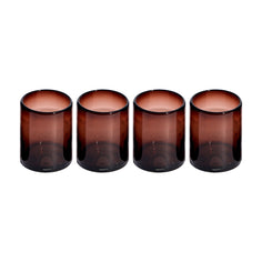 Verve Culture Handblown Tamarind Glasses – Set of 4 Tabletop Verve Culture Short 