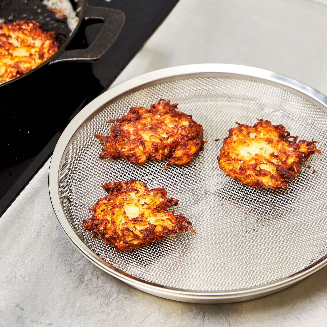 Wagensteiger Stainless Steel Mesh Tray Set with Drip Pan 28cm Wagensteiger 