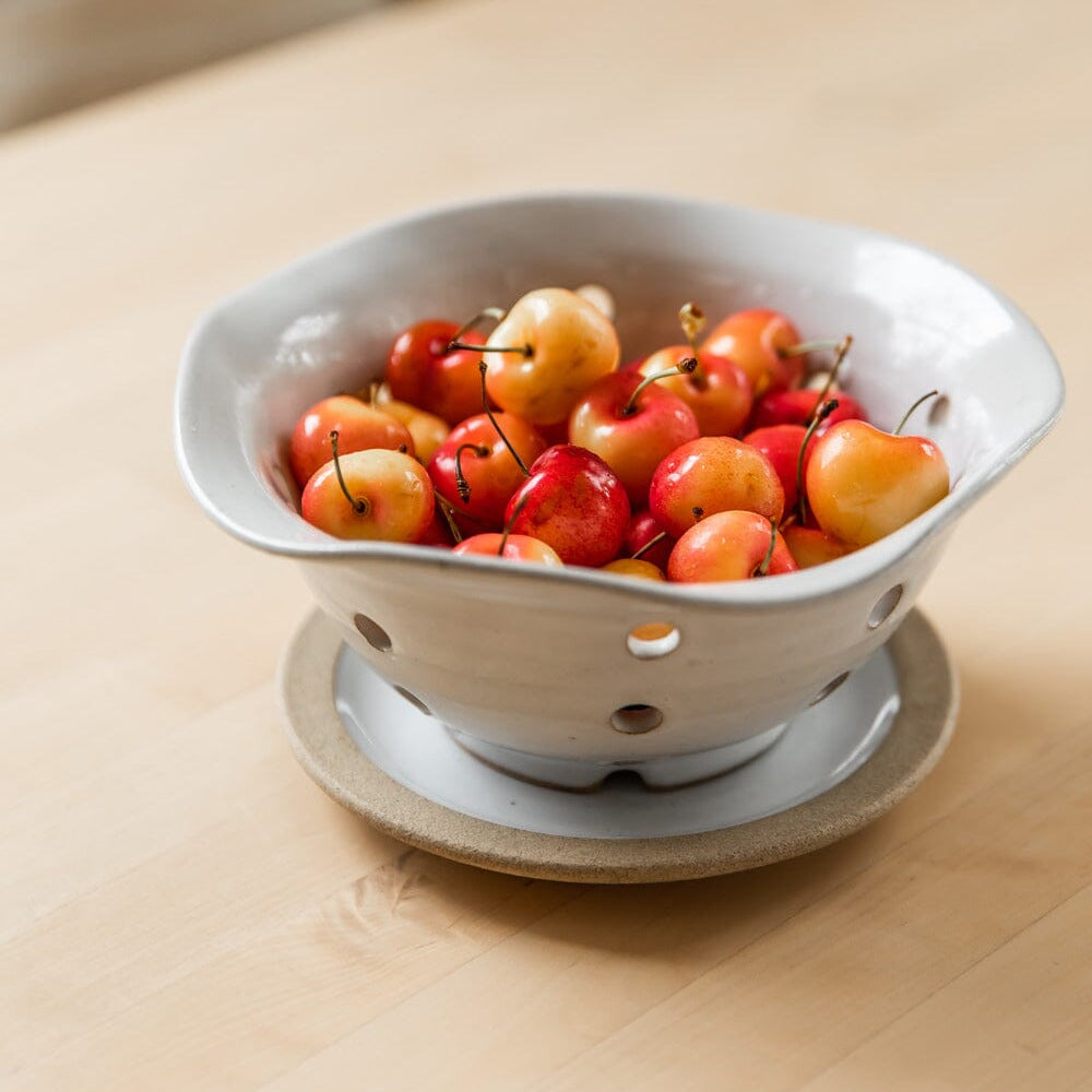 Windrow Berry Bowl Pottery Farmhouse Pottery Bowl & Plate Set (save $10) 