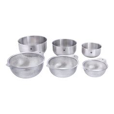 Zwilling 6pc Stainless Steel Nesting Bowl & Strainer Set Zwilling J.A. Henckels 
