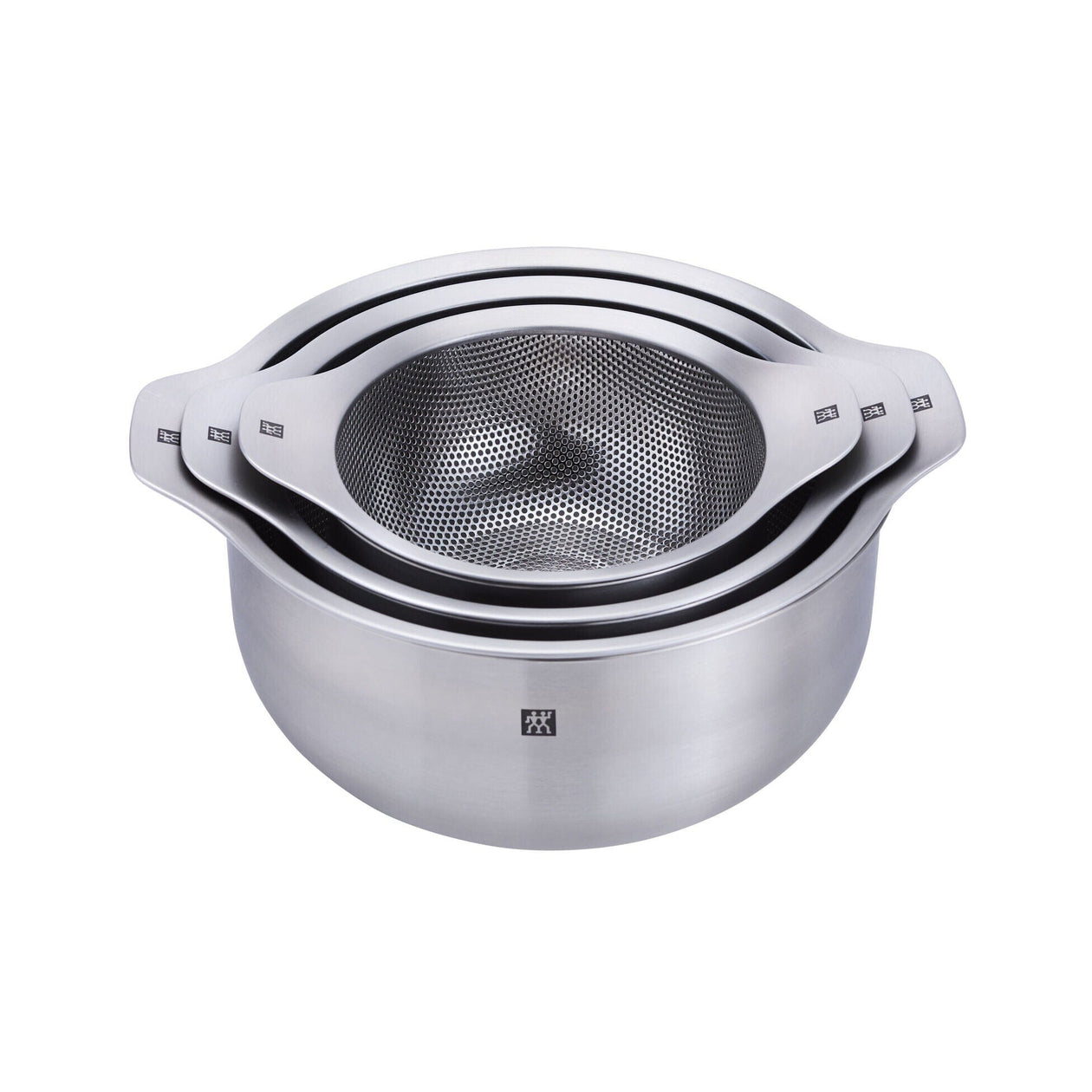 Zwilling 6pc Stainless Steel Nesting Bowl & Strainer Set Zwilling J.A. Henckels 