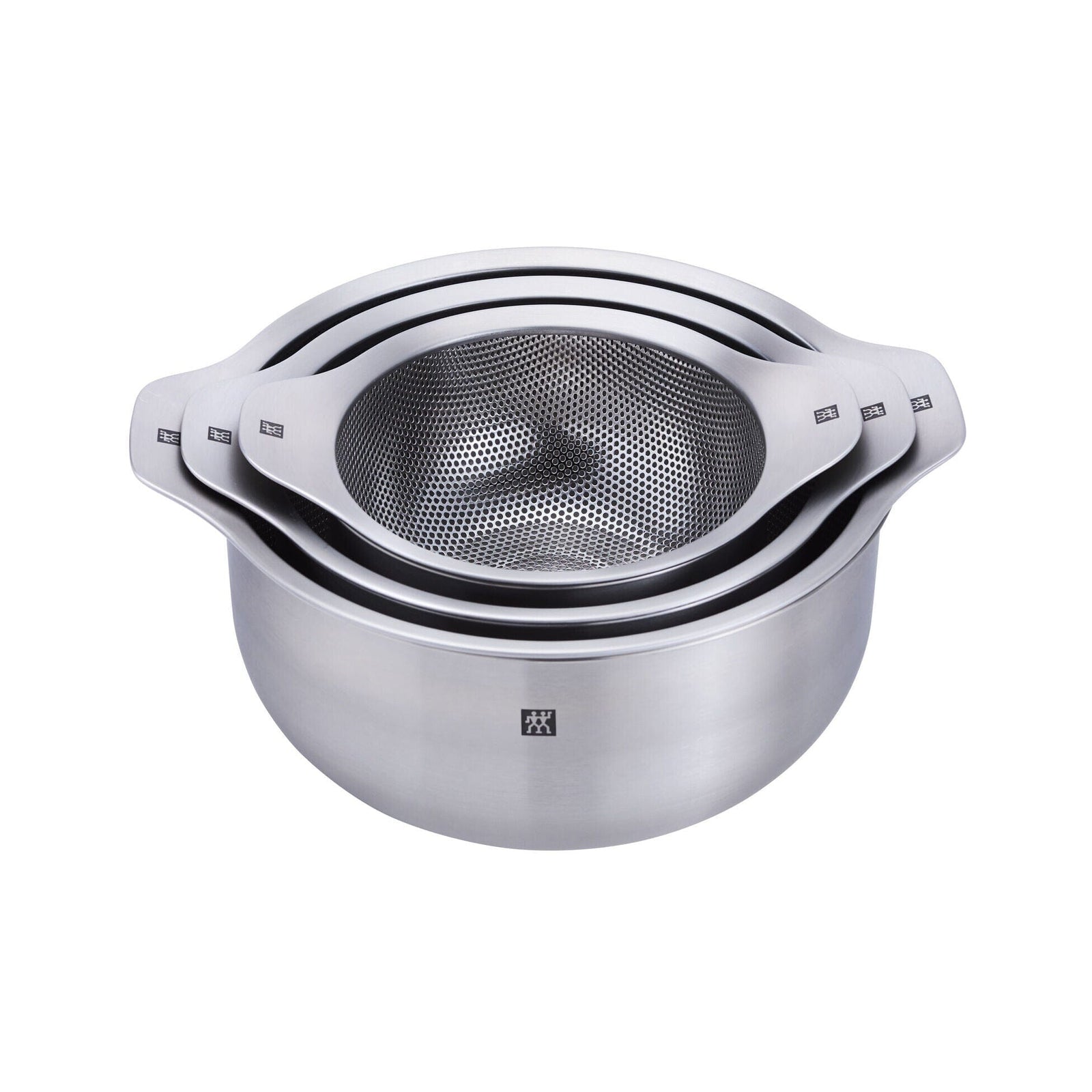 Zwilling 6pc Stainless Steel Nesting Bowl & Strainer Set Zwilling J.A. Henckels 