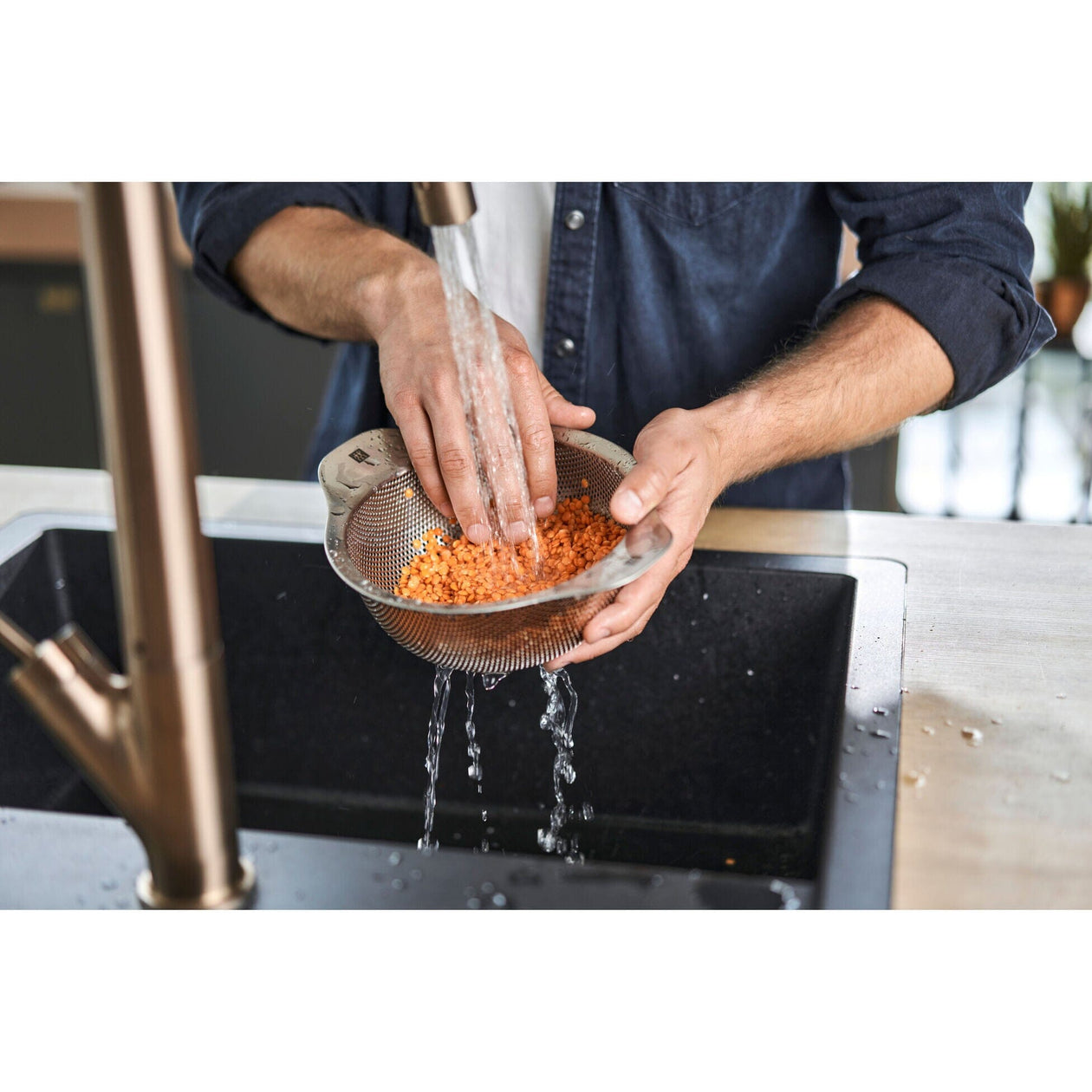 Zwilling 6pc Stainless Steel Nesting Bowl & Strainer Set Zwilling J.A. Henckels 