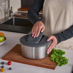 Zyliss Swift Dry Salad Spinner Stainless Steel Salad Spinner Zyliss Kitchen 