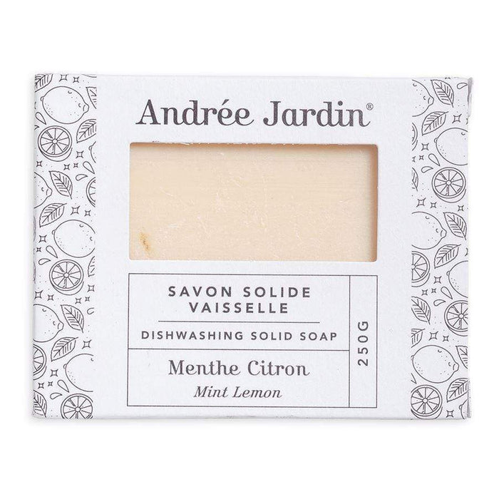 Andrée Jardin Solid Dishwashing Soap Equipment Kiss That Frog Lemon Mint 