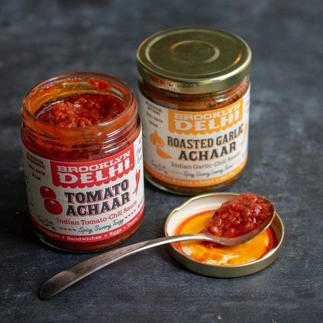 With a name that means “pickled” in Hindi, achaar is a staple Indian condiment that adds a fiery, tangy accent to any meal and varies by region depending on the availability of local ingredients—likewise, Brooklyn Delhi uses fresh, local New York produce to make its award-winning achaars.