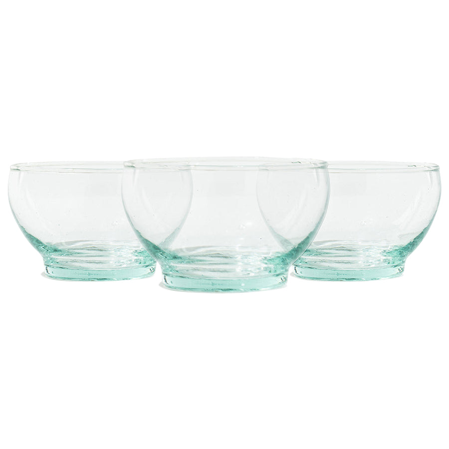 Casablanca Market Handblown Bowl – Set of 3 Equipment Casablanca Market Clear 