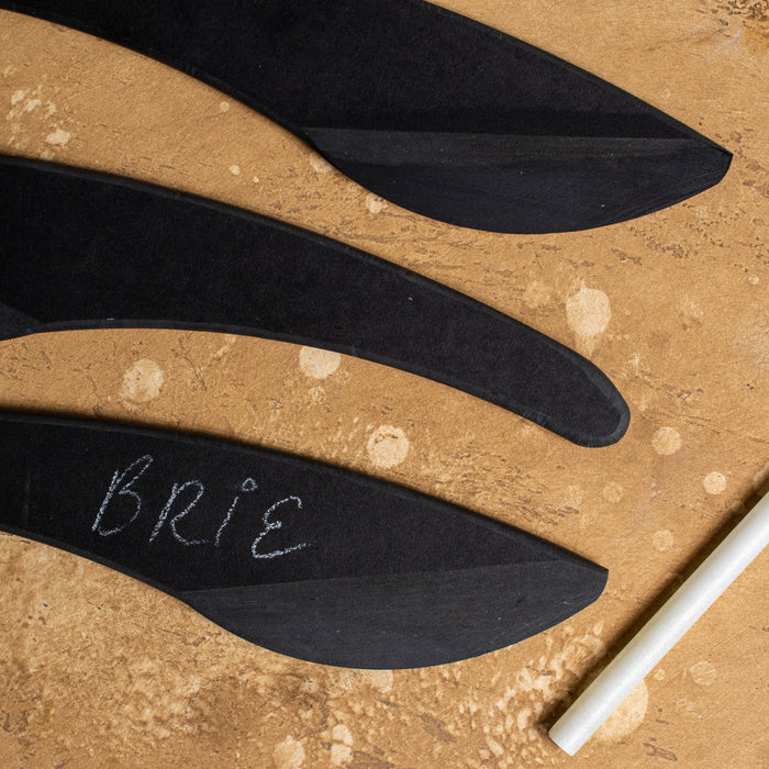 Cheese Grotto Sustainable PaperStone® Black Resin Cheese Knives Equipment Cheese Grotto 