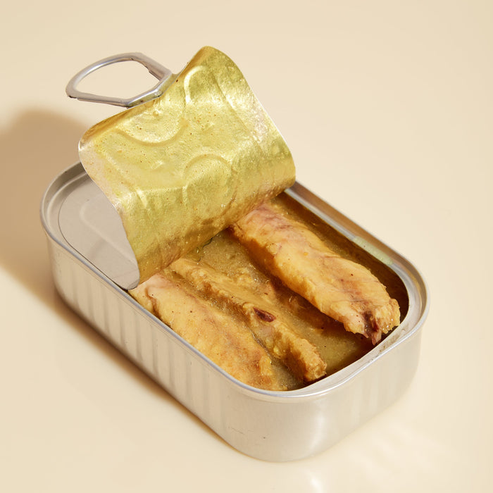 canned sardines in mustard sauce