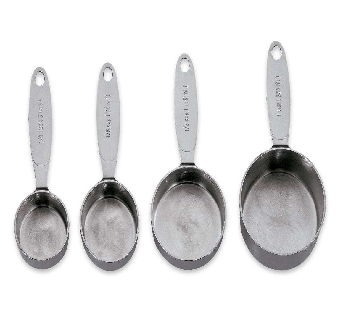  Le Creuset Stainless Steel Measuring Cups, Set of 4: Home &  Kitchen