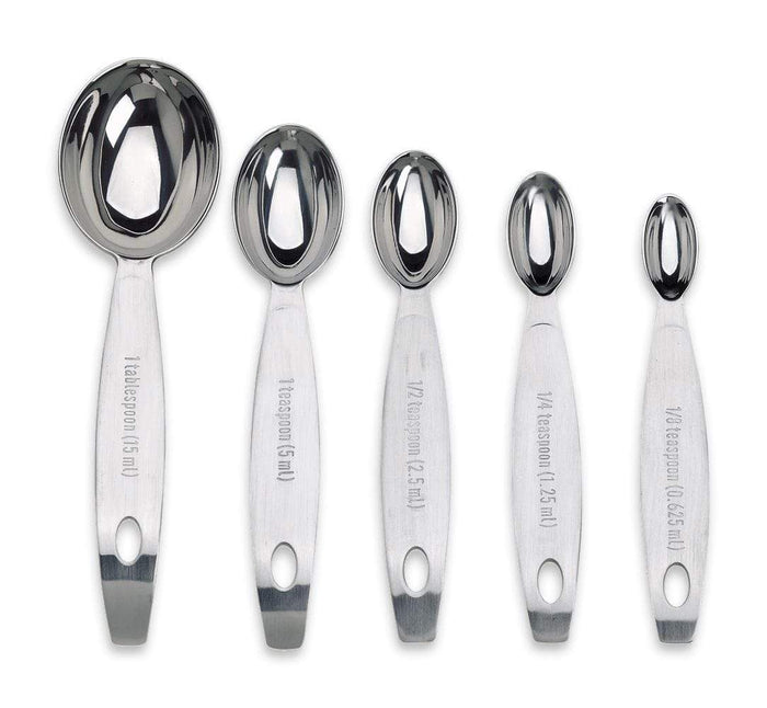 Le Creuset Stainless Steel Measuring Spoons, Set of 5 for sale online