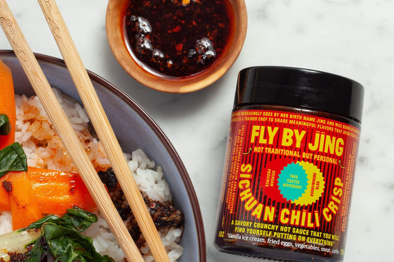 Straight out of Chengdu, one of China’s most famous food cities, this moderately spicy chili sauce blends a variety of Chinese dried chilies with a hint of numbing Sichuan peppercorns for the characteristic Sichuan mala (hot and numbing flavor profile).