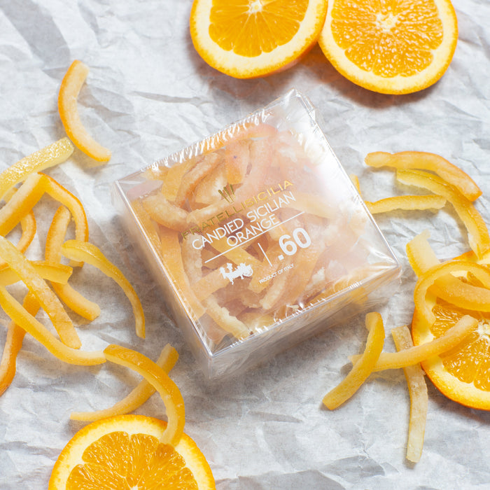 Fratelli Sicilia Candied Sicilian Orange Peel Pantry Italian Products & Beyond 