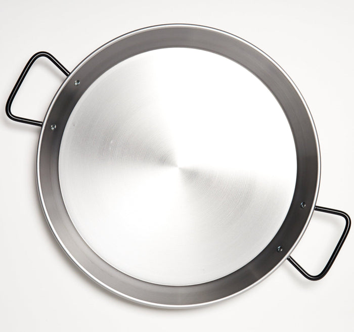 15 Inch Carbon Steel Paella Pan, 8 person