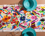 Guelaguetza Designs Multicolor Otomi Table Runner - Camino de Tenango Equipment Guelaguetza Designs 