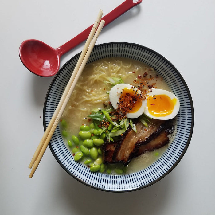 Ramen Kit DIY Japanese fresh ramen noodles with broth (makes 6 bowls) ramen  gifts cooking kits for adults