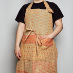 J. Catma Upcycled Kantha Apron — Coral Colorway Housewares J. Catma 
